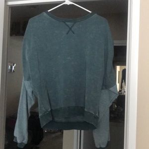 Pieced Buckle sweater